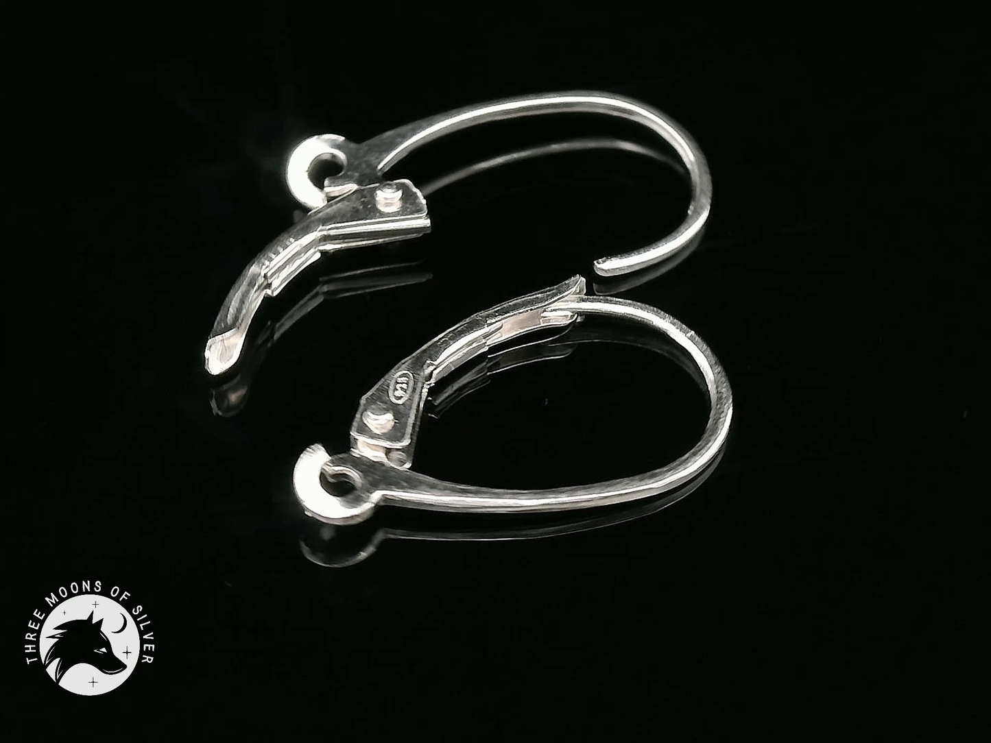 Silver Lever Back Earrings 15mm