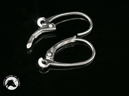 Silver Lever Back Earrings 15mm