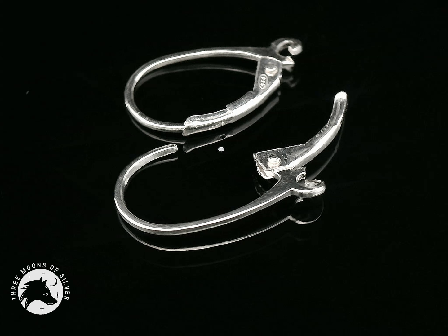 Silver Lever Back Earrings 15mm