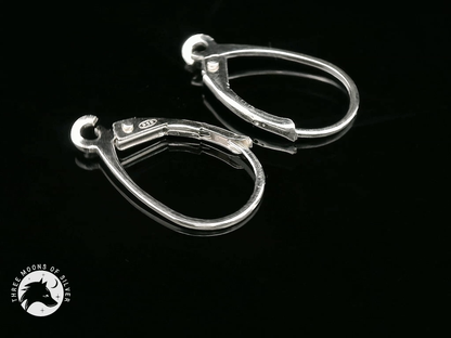 Silver Lever Back Earrings 15mm