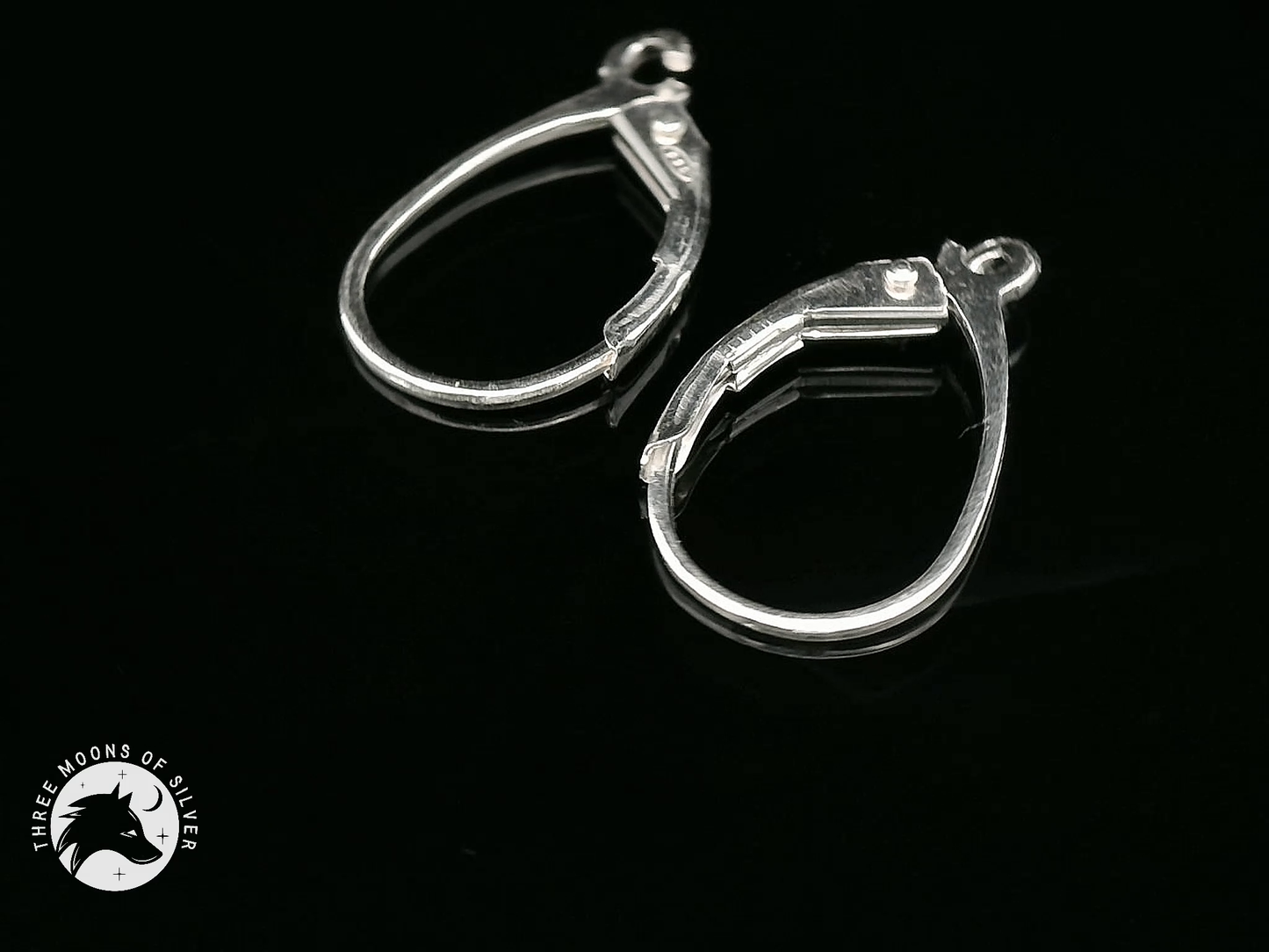 Silver Lever Back Earrings 15mm