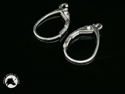 Silver Lever Back Earrings 15mm