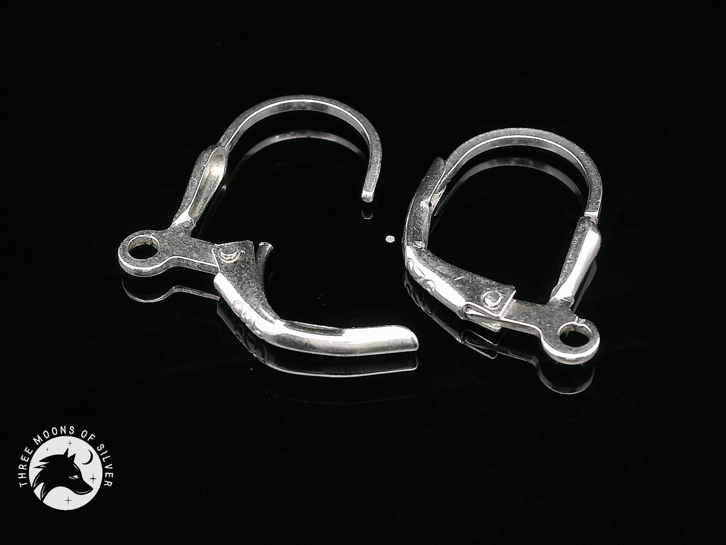 Silver Lever Back Earrings 15mm