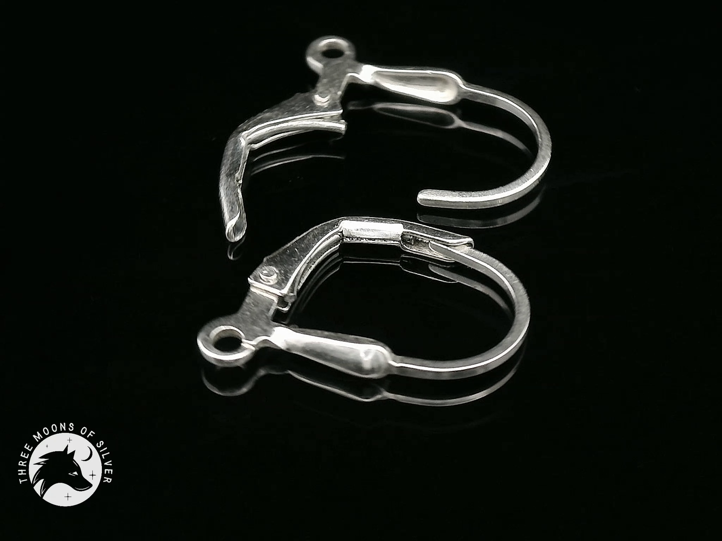 Silver Lever Back Earrings 15mm