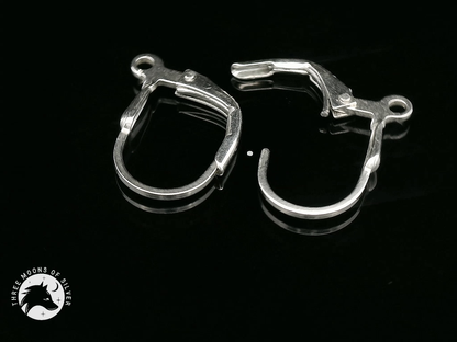 Silver Lever Back Earrings 15mm