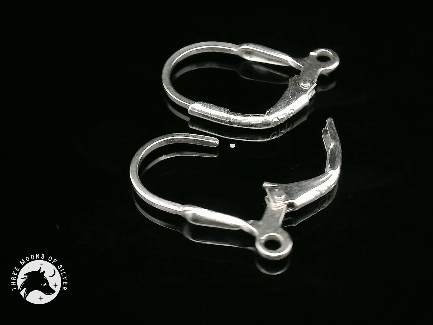 Silver Lever Back Earrings 15mm
