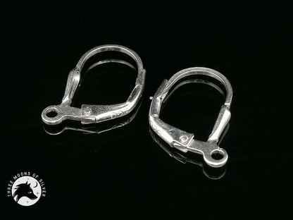 Silver Lever Back Earrings 15mm