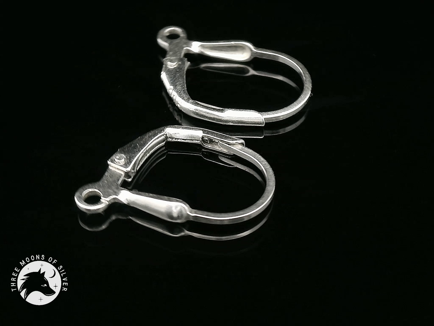 Silver Lever Back Earrings 15mm