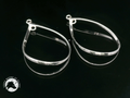 Elegant Teardrop Pendant for Earrings 39mm