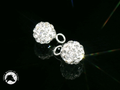 Sparkling Silver Charms 7mm