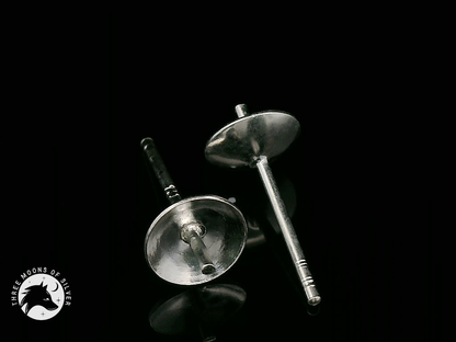 Elegant Silver Stud Earrings 6mm