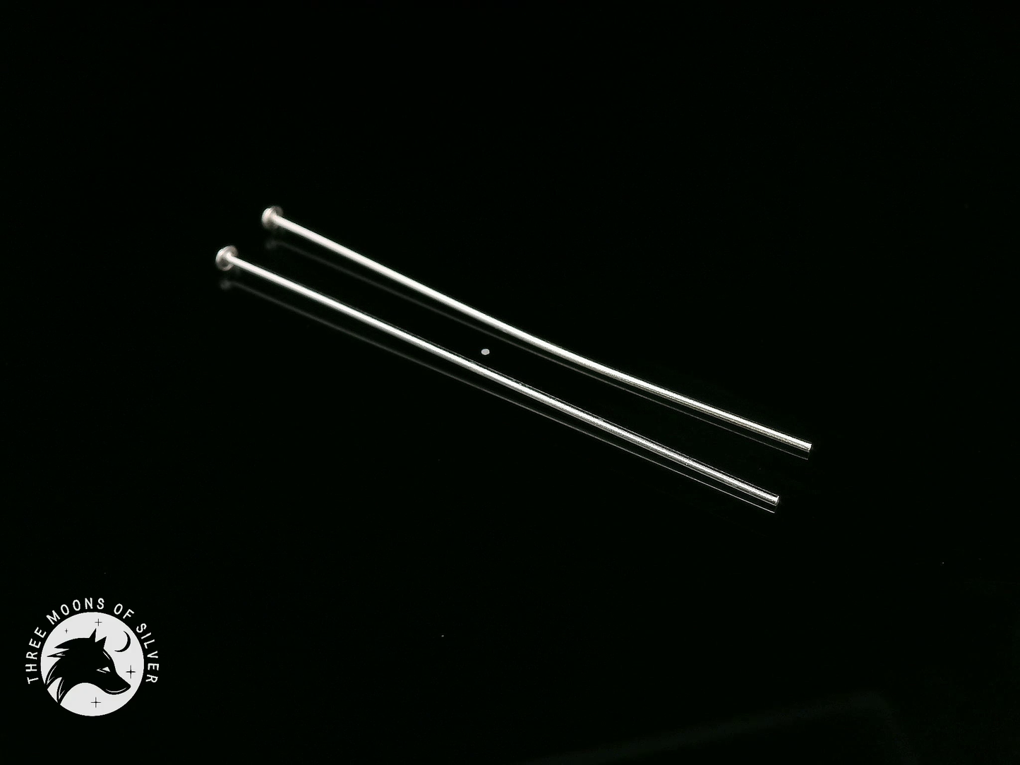 Long Silver Earrings 40mm