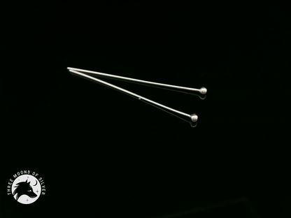 Silver Long Wire 30mm