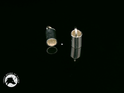 Silver Crimp Cap 6mm