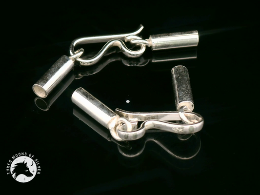Silver Clasps for Necklace 28mm