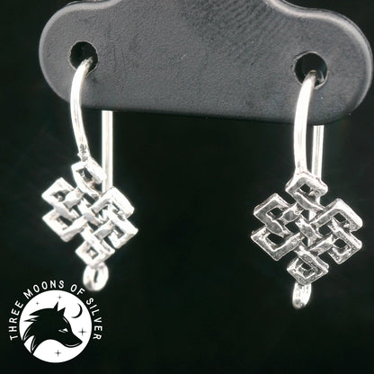 Stunning Silver Fish Hook Earrings 16mm