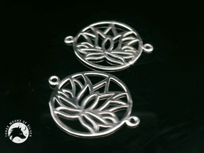 Intricate Silver Connectors for Earrings and Necklace 20mm