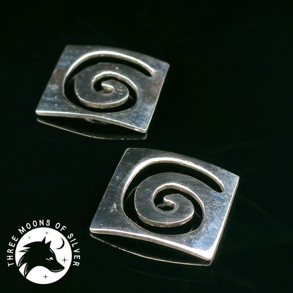 Elegant Silver Drop Earrings 10mm
