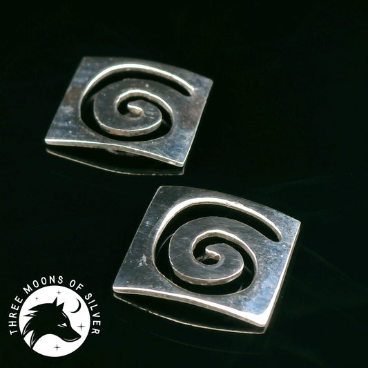 Elegant Silver Drop Earrings 10mm