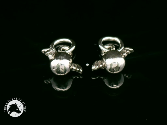 Charming Silver Candy Charms 10mm