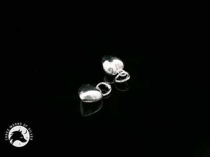 Elegant Heart-Shaped Charms 10mm