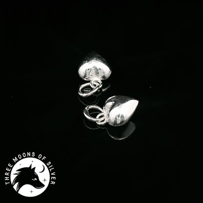 Elegant Heart-Shaped Charms 10mm