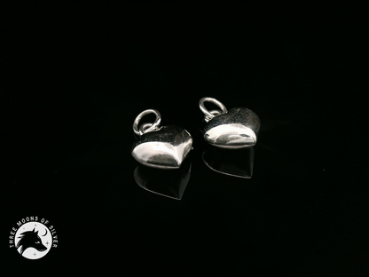 Elegant Heart-Shaped Charms 14mm