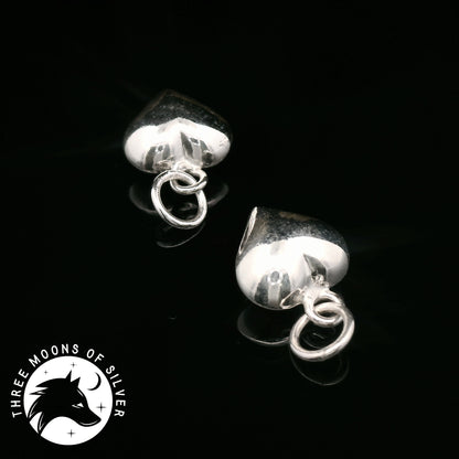 Elegant Heart-Shaped Charms 14mm