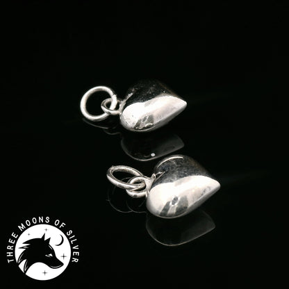 Elegant Heart-Shaped Charms 14mm