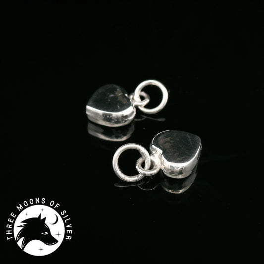 Elegant Heart Charms 12mm