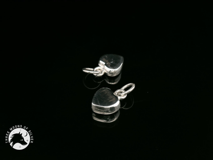 Elegant Heart Charms 12mm