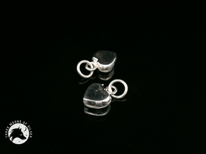Elegant Heart Charms 12mm