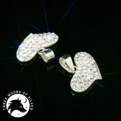 Elegant Heart-Shaped Pendants 12mm