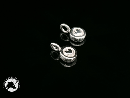 Elegant Silver Heart Charm