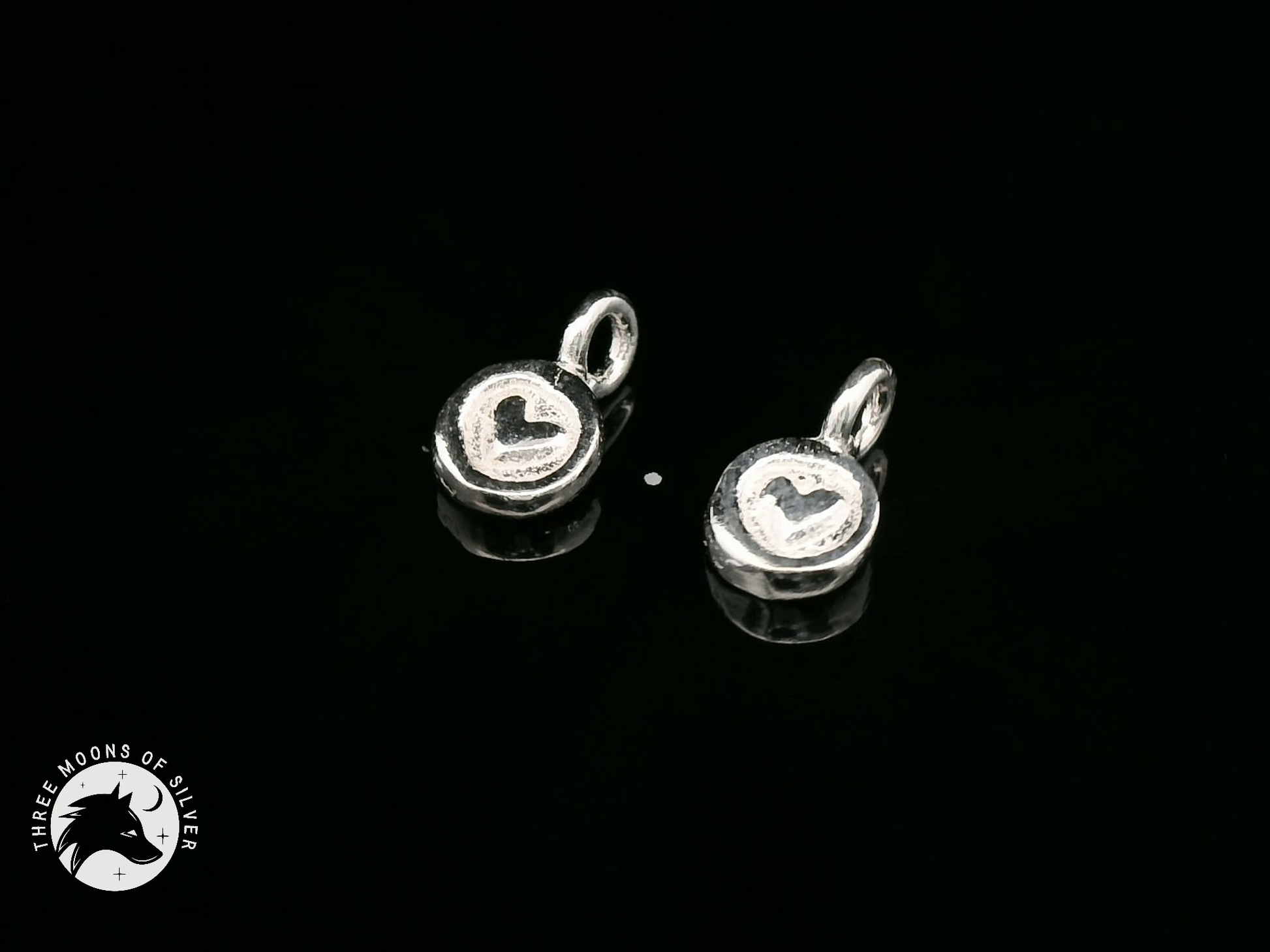 Elegant Silver Heart Charm