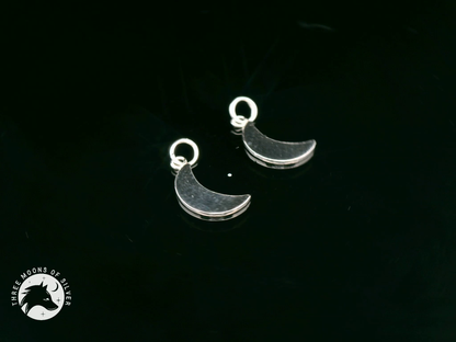 Elegant Crescent Moon Charms