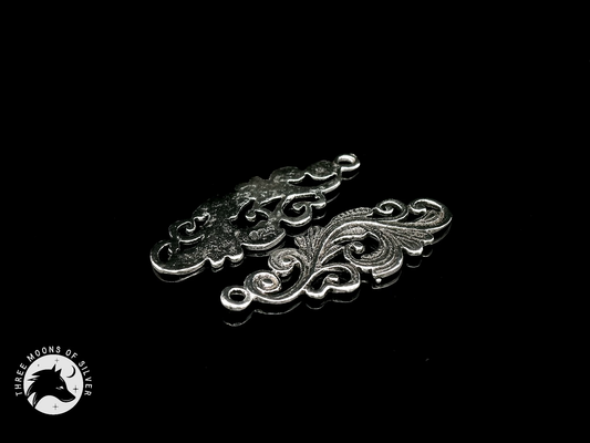 Beautiful Crafted Silver Drop Earrings