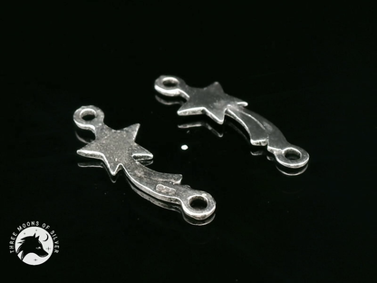 925 Silver Star Connectors