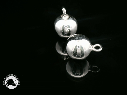 Elegant Silver Ball Charms