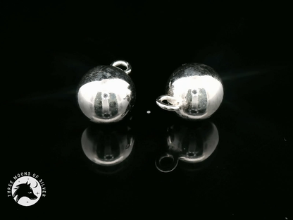Elegant Silver Ball Charms
