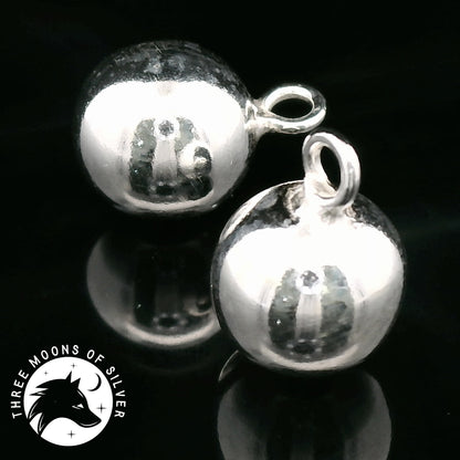 Elegant Silver Ball Charms