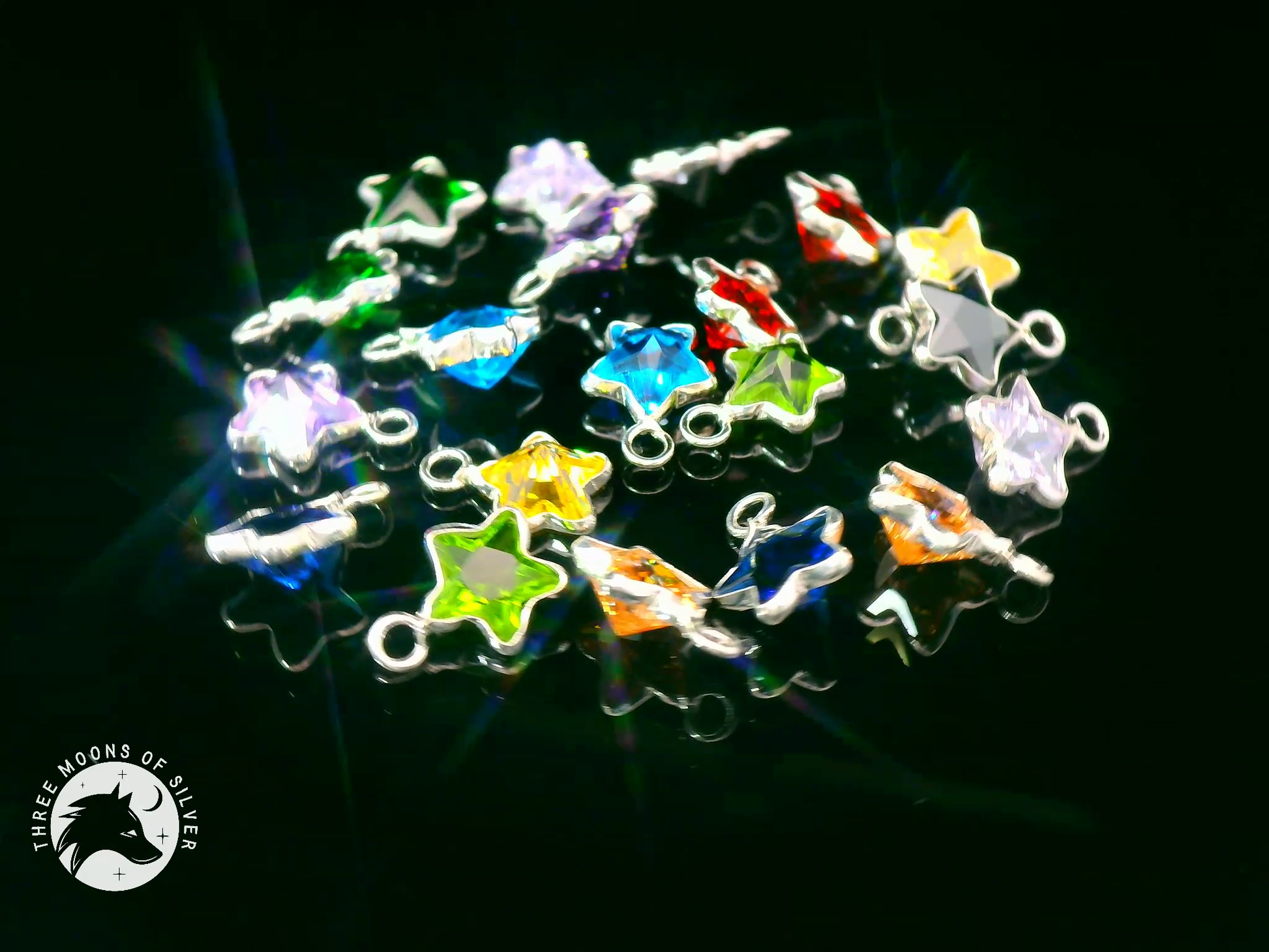 Crystal Star Charms & Pendant
