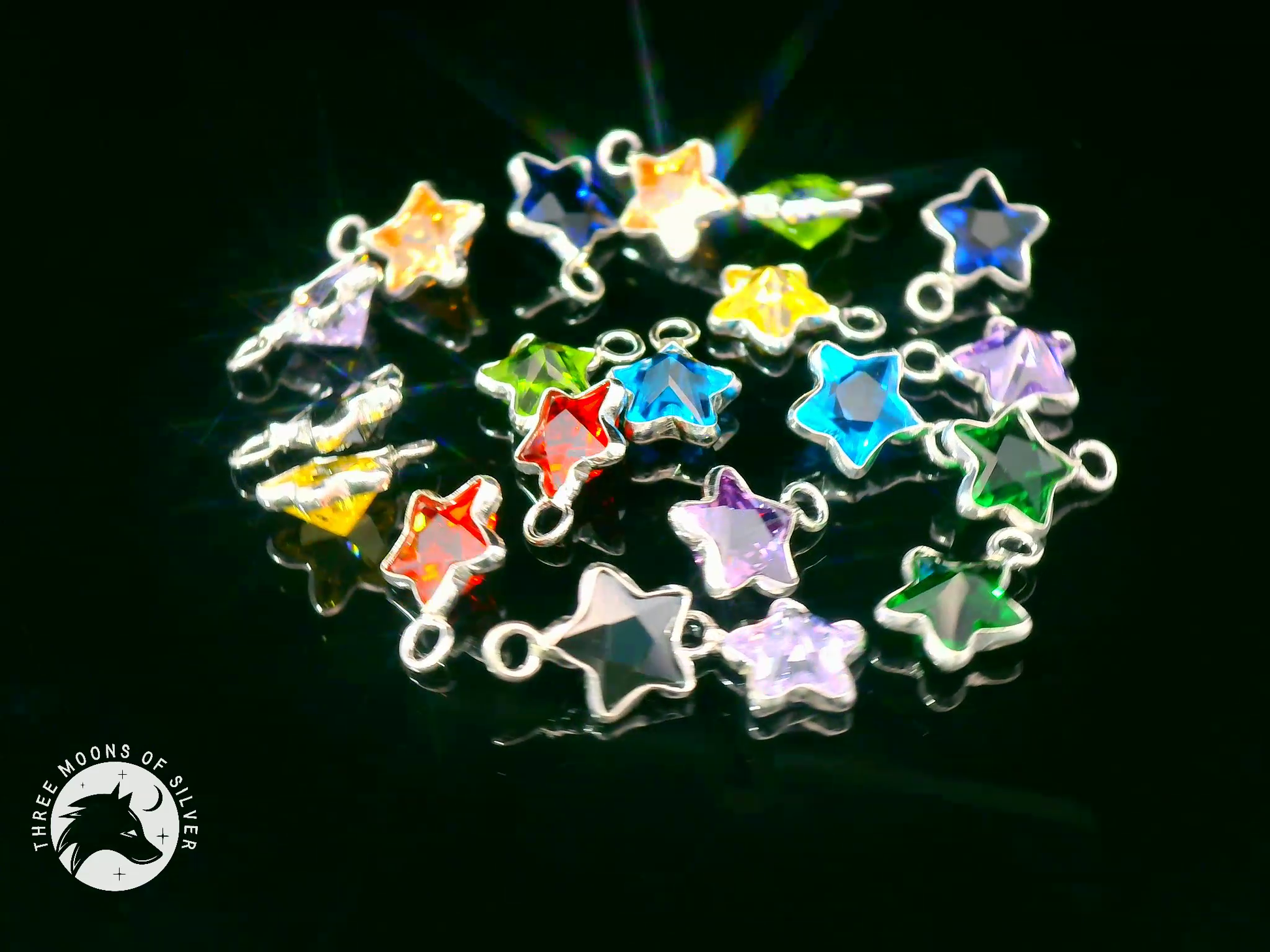 Crystal Star Charms & Pendant