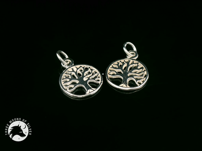 Silver Tree Charms